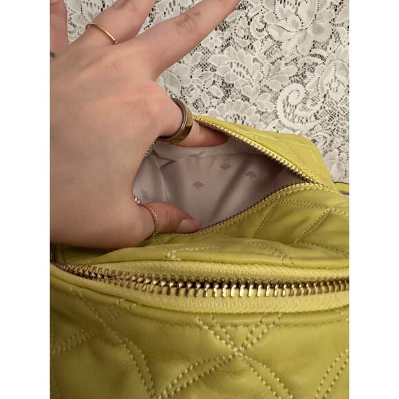 Kate Spade Natalia Mini Convertible Backpack Frosty Lime Leather EUC main image 11
